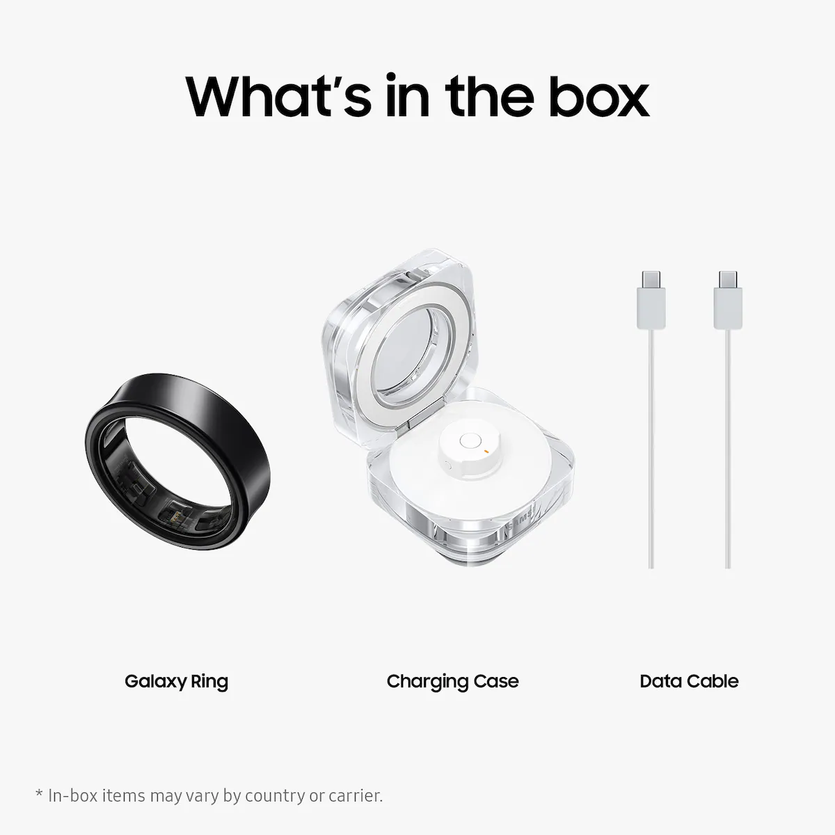 Samsung Galaxy Ring smartring Størrelse 10 (sort)