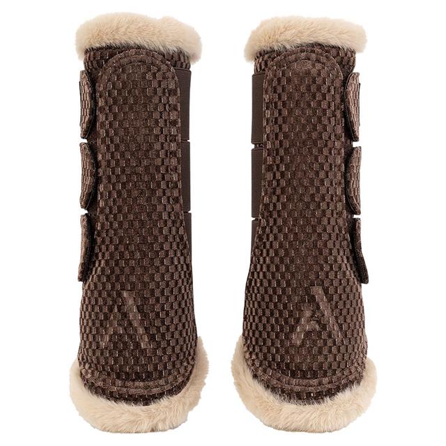 Beenbeschermers ANKY Check Velvet Bruin