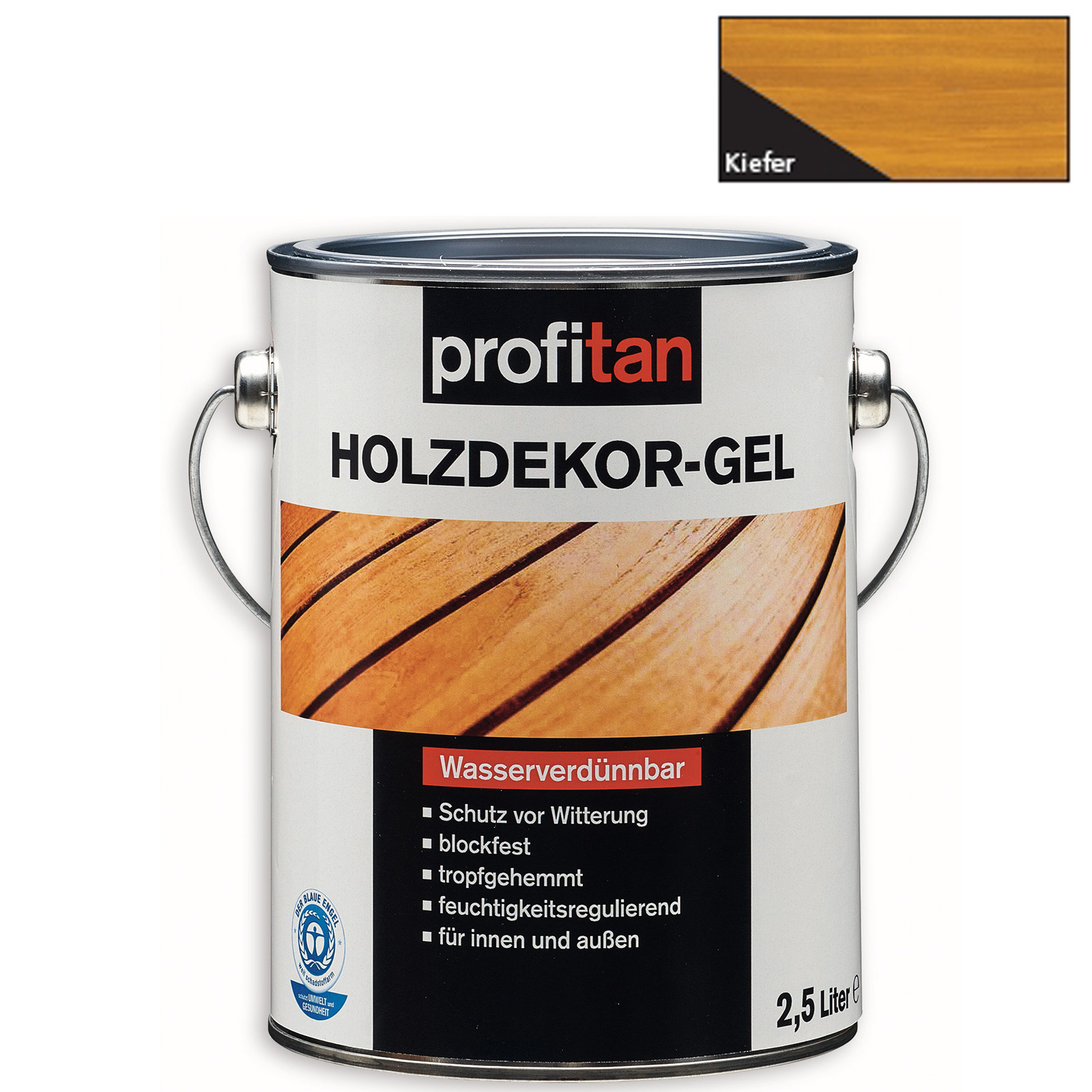 profitanHolzdekor-Gel - kiefer - 2,5 Liter
