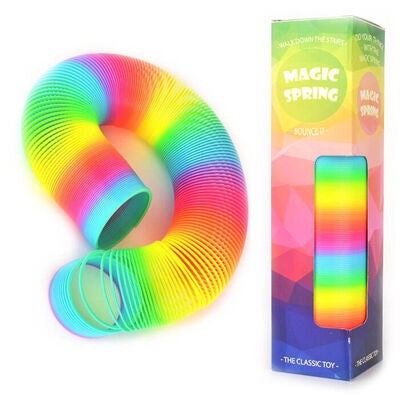 Robetoy Slinky Rainbow Plast 85x300mm
