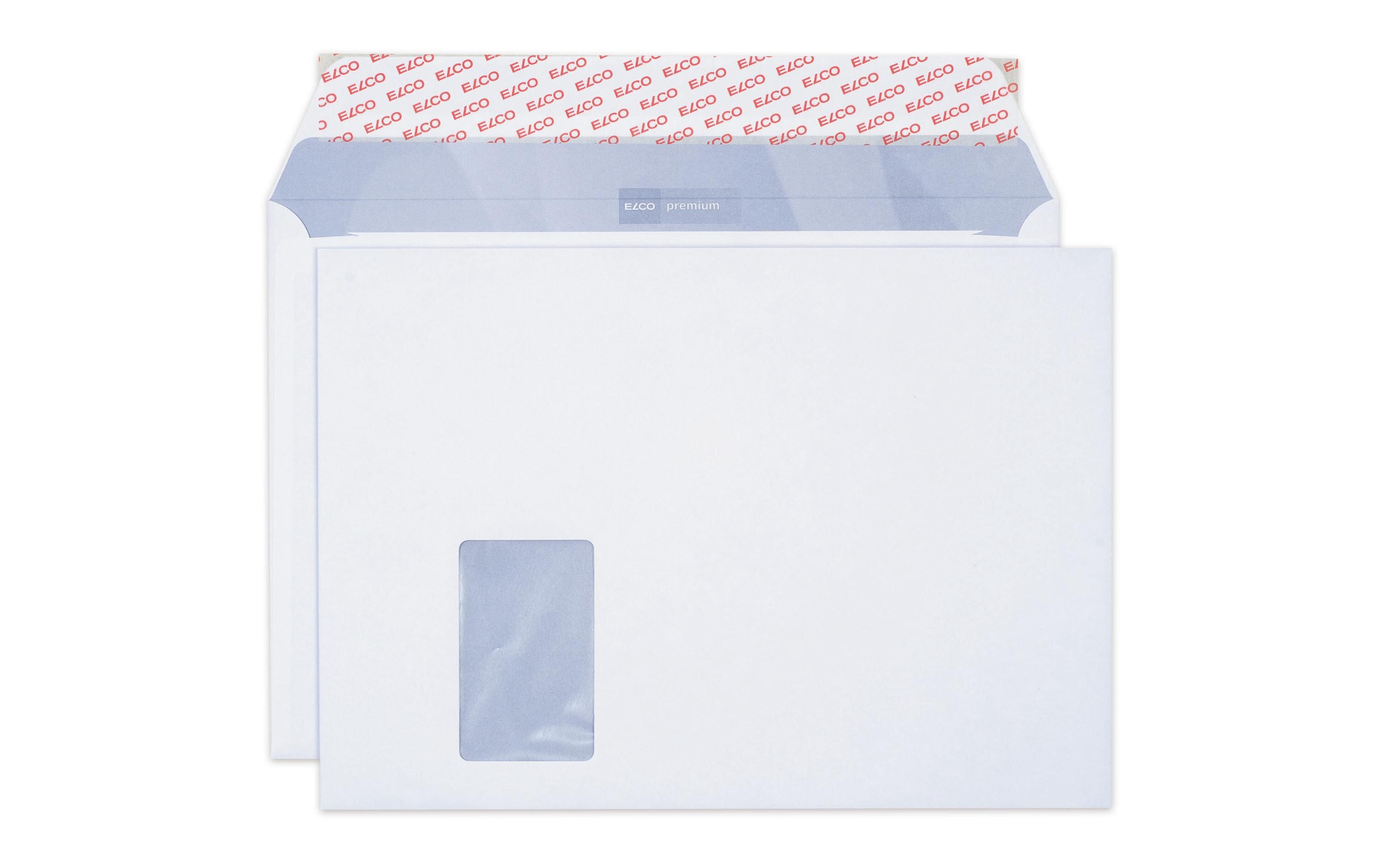 Couvert mit Fenster Office C4, Links, 25 StückBriefumschläge in Cello-Zip-Kleinpackung