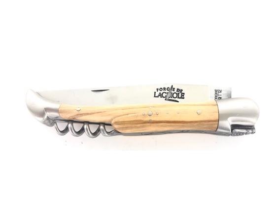 Laguiole Tradition 12 cm - 2 mitres - 2 pièces - Olivier Couteau de Poche Forge de Laguiole