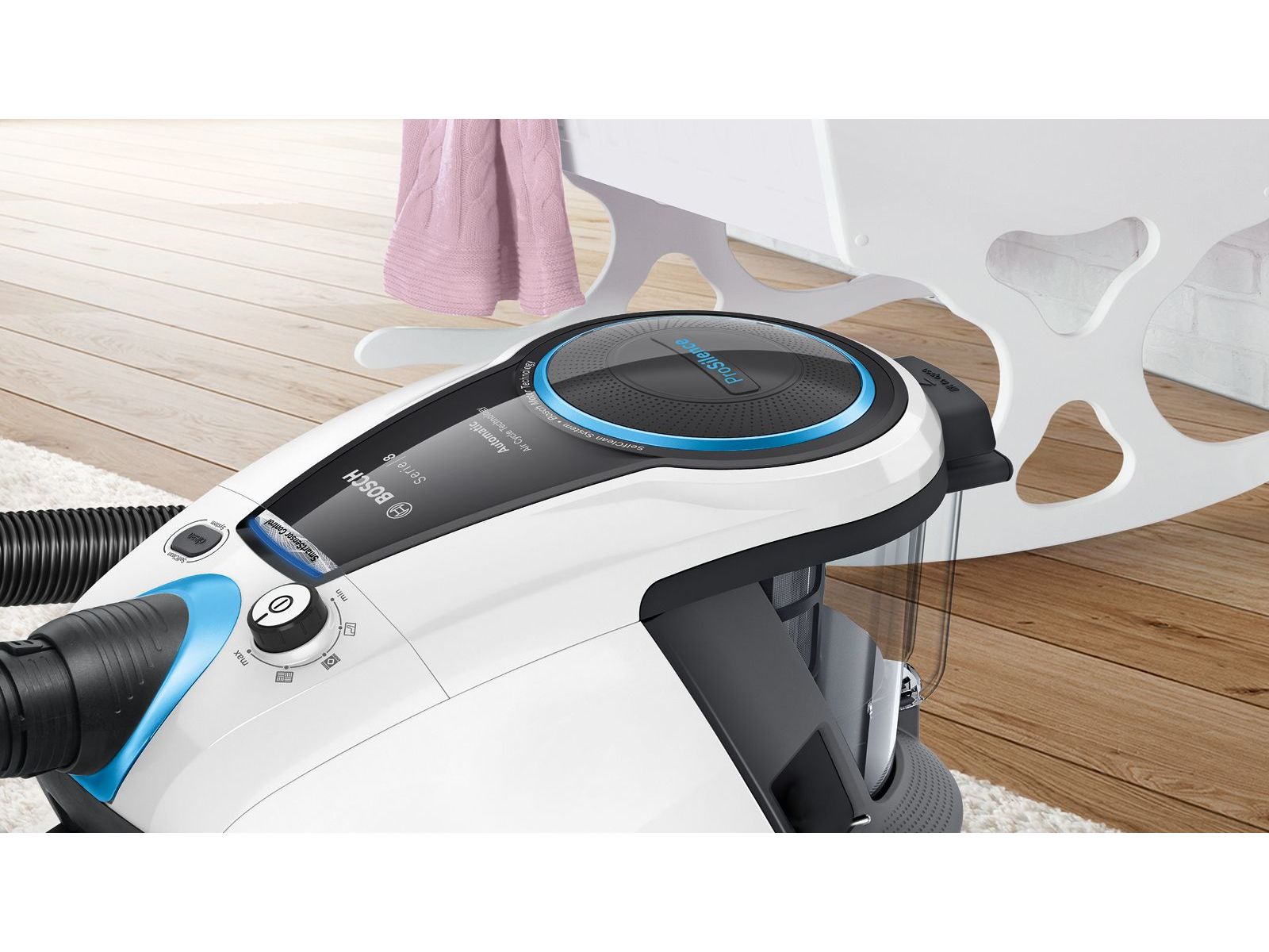 ASPIRADOR SEM SACO BOSCH BGS7SIL1 BRANCO 650 W