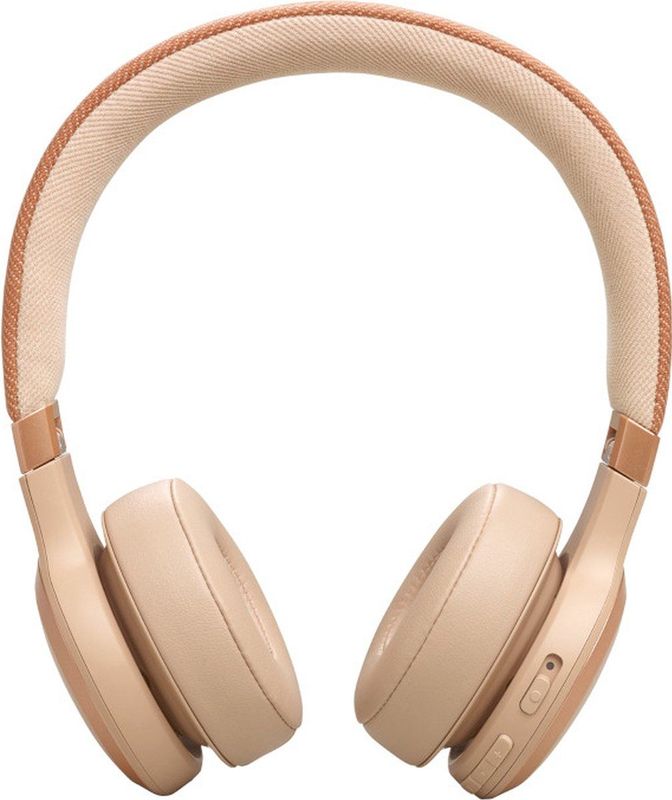 JBL Live 670NC - Draadloze On-ear Koptelefoon - Zand - Met Noise Cancelling
