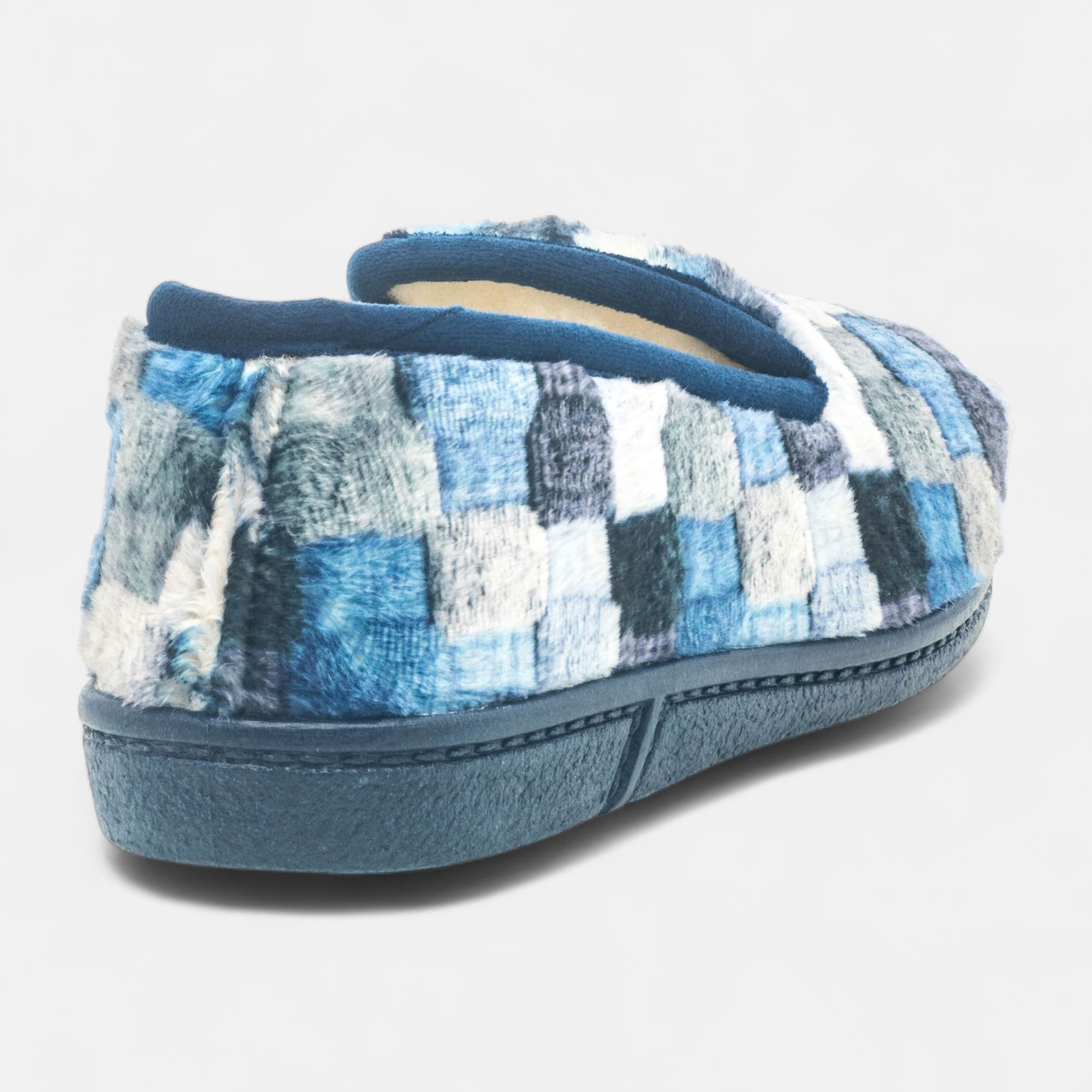 Pantoufles pieds sensibles Femme bleu
