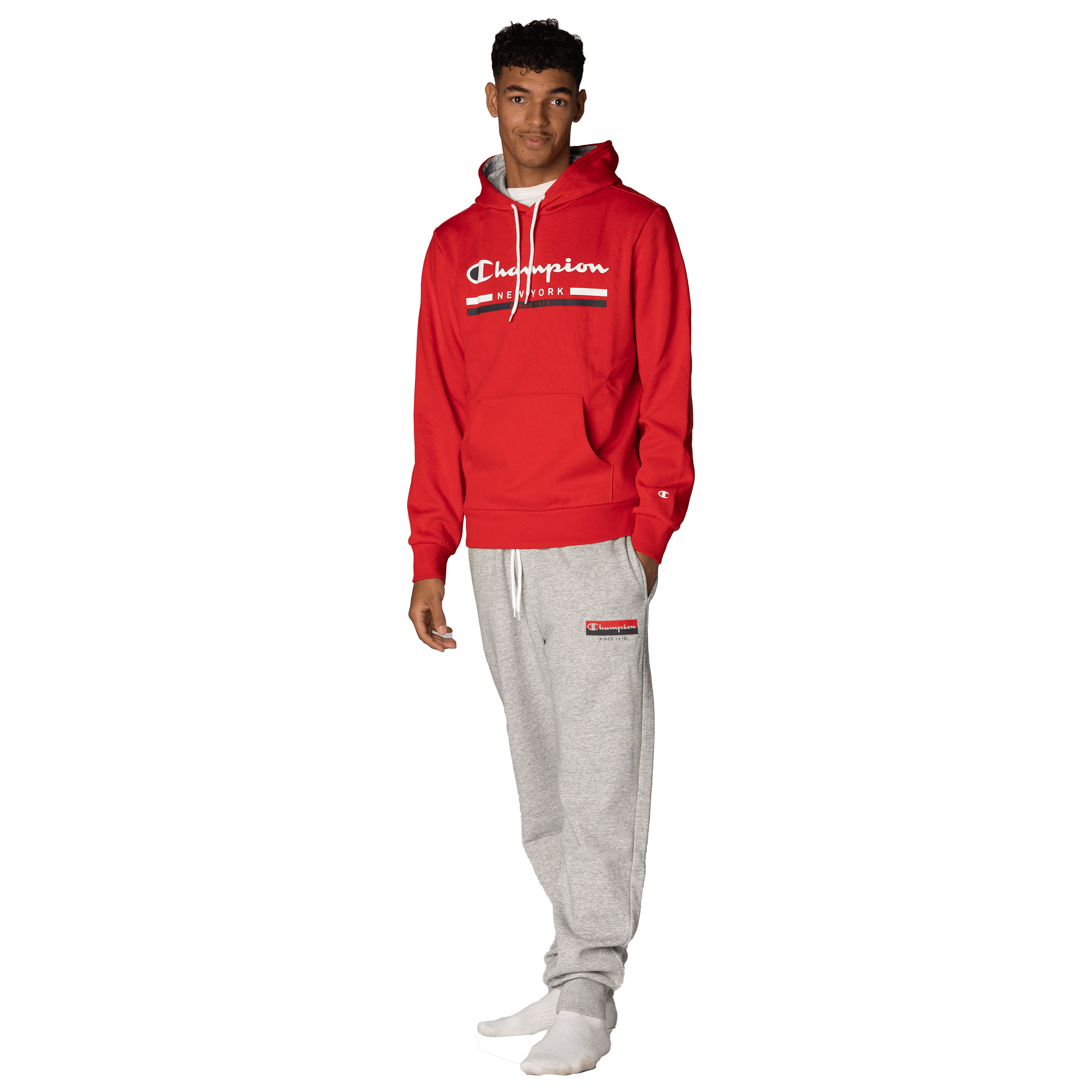 Champion Hooded Sweatshirt - Fritid og bomull