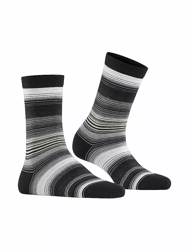 BURLINGTON Damen Socken STRIPE 36-41  lblack schwarz