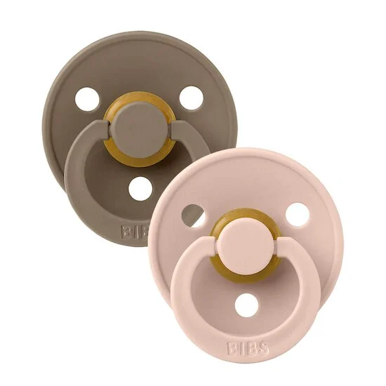 Lot 2 sucettes   Dark Oak/Blush        T1   de               BIBS