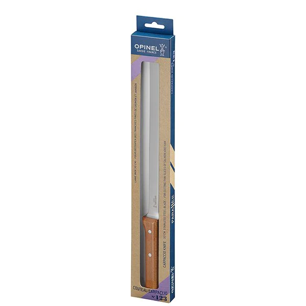 Couteau à carpaccio N°123 Parallèle lame inox 30 cm Opinel