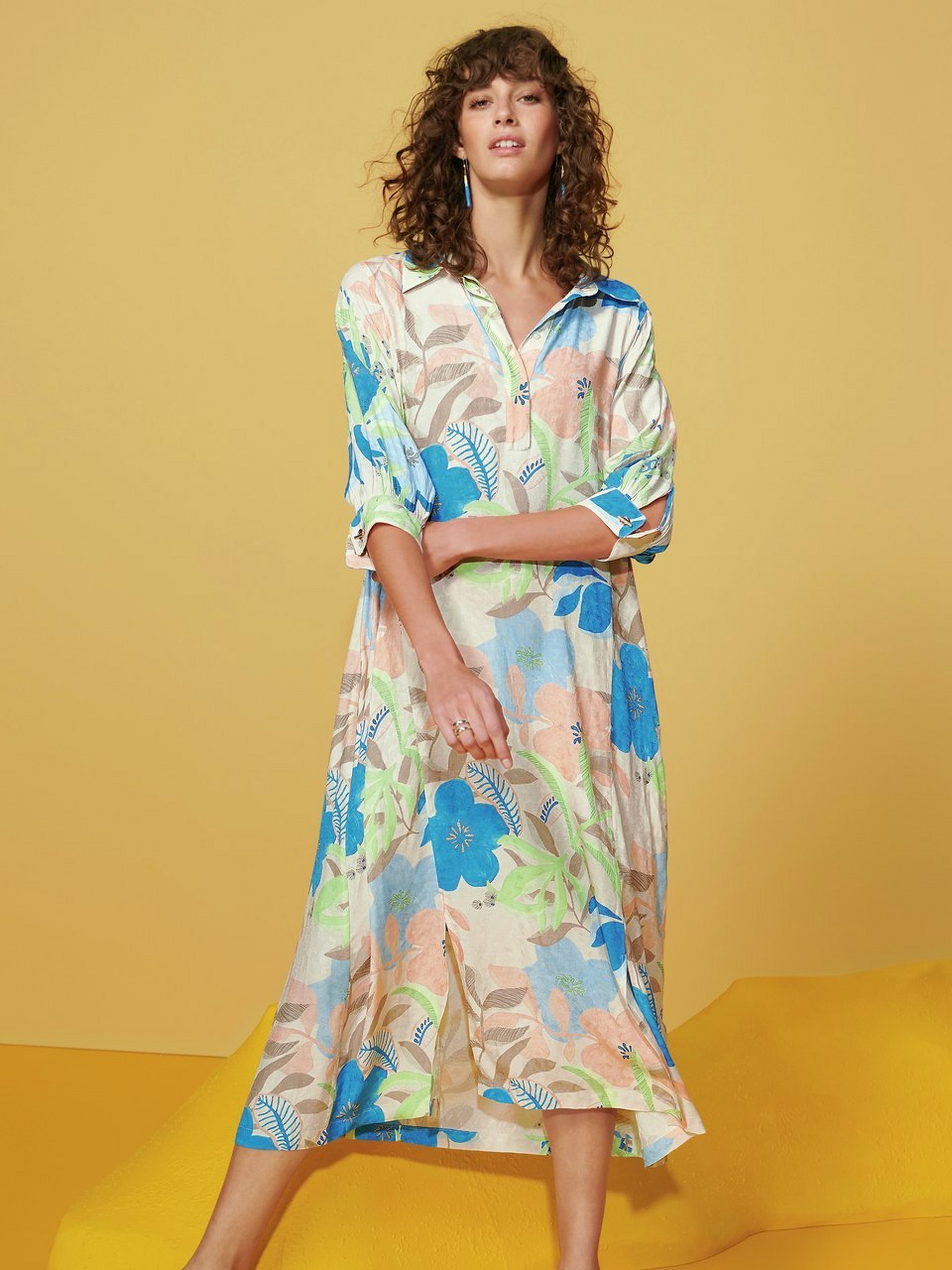 Kleid mit 3/4-Arm
