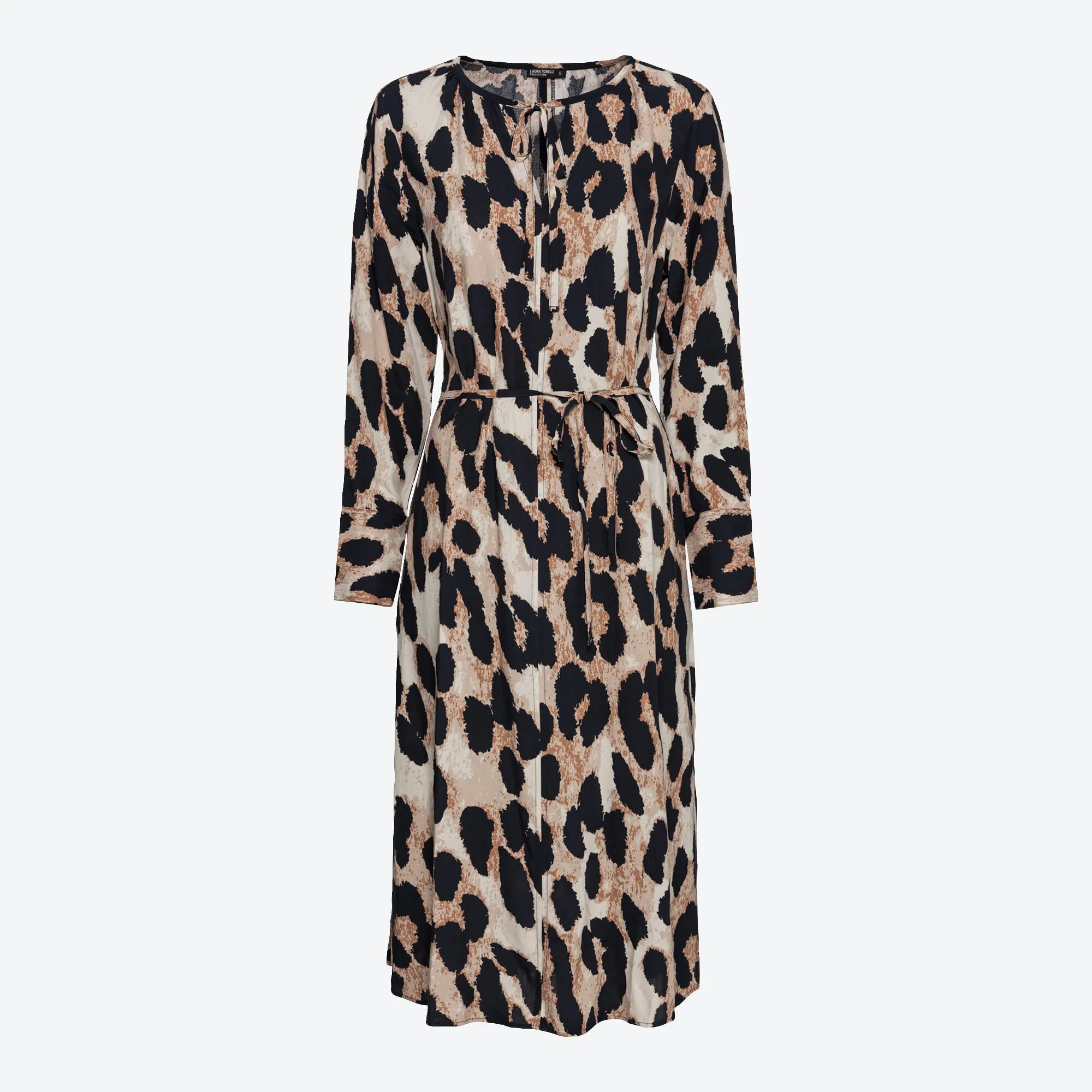 Damen-Kleid mit Bindegürtel