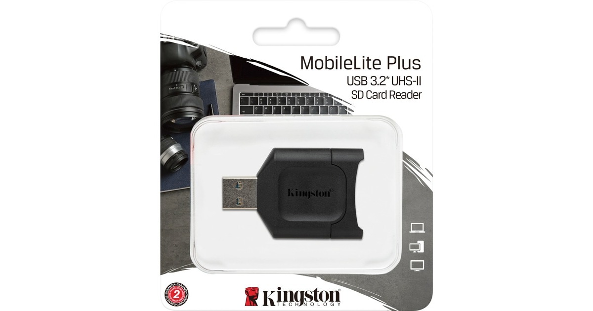 KingstonMobileLite Plus SD Reader kaartlezer  (Zwart, USB 3.2 Gen 1)