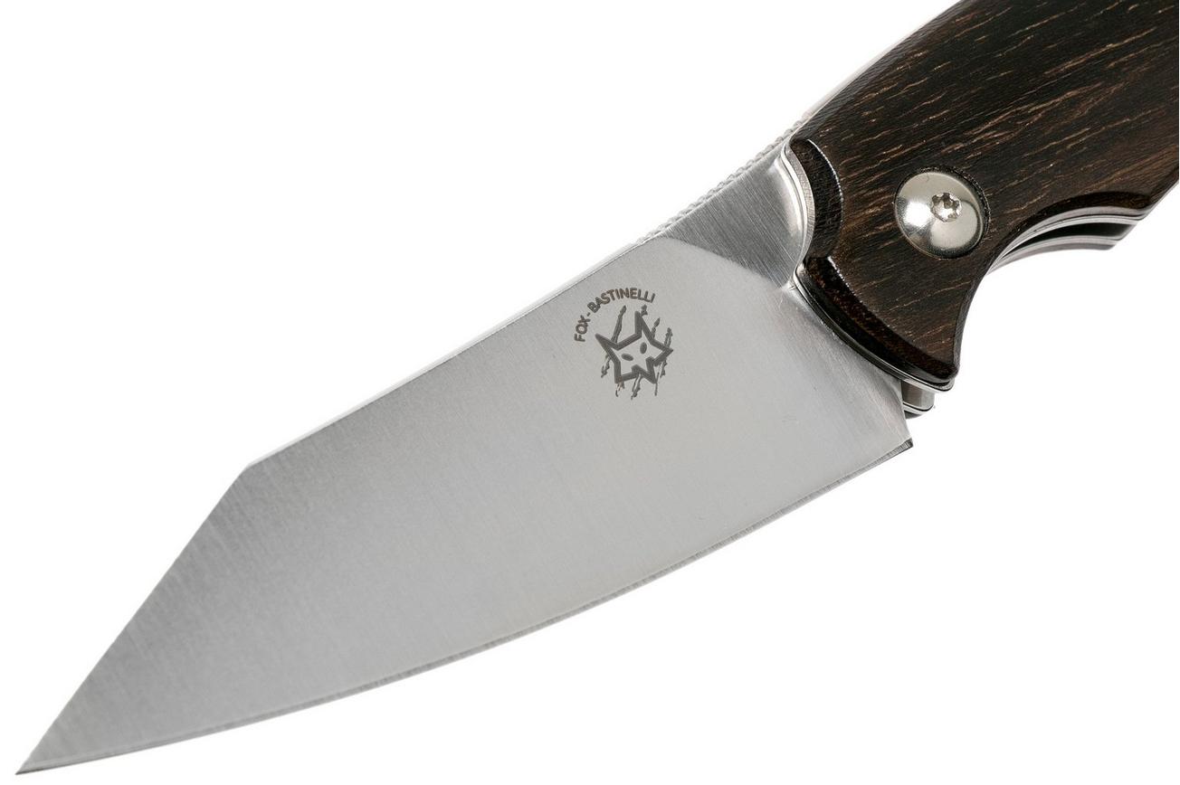 Fox Slim Dragotac Piemontes FX-518ZW Ziricote Wood zakmes, Bastinelli design