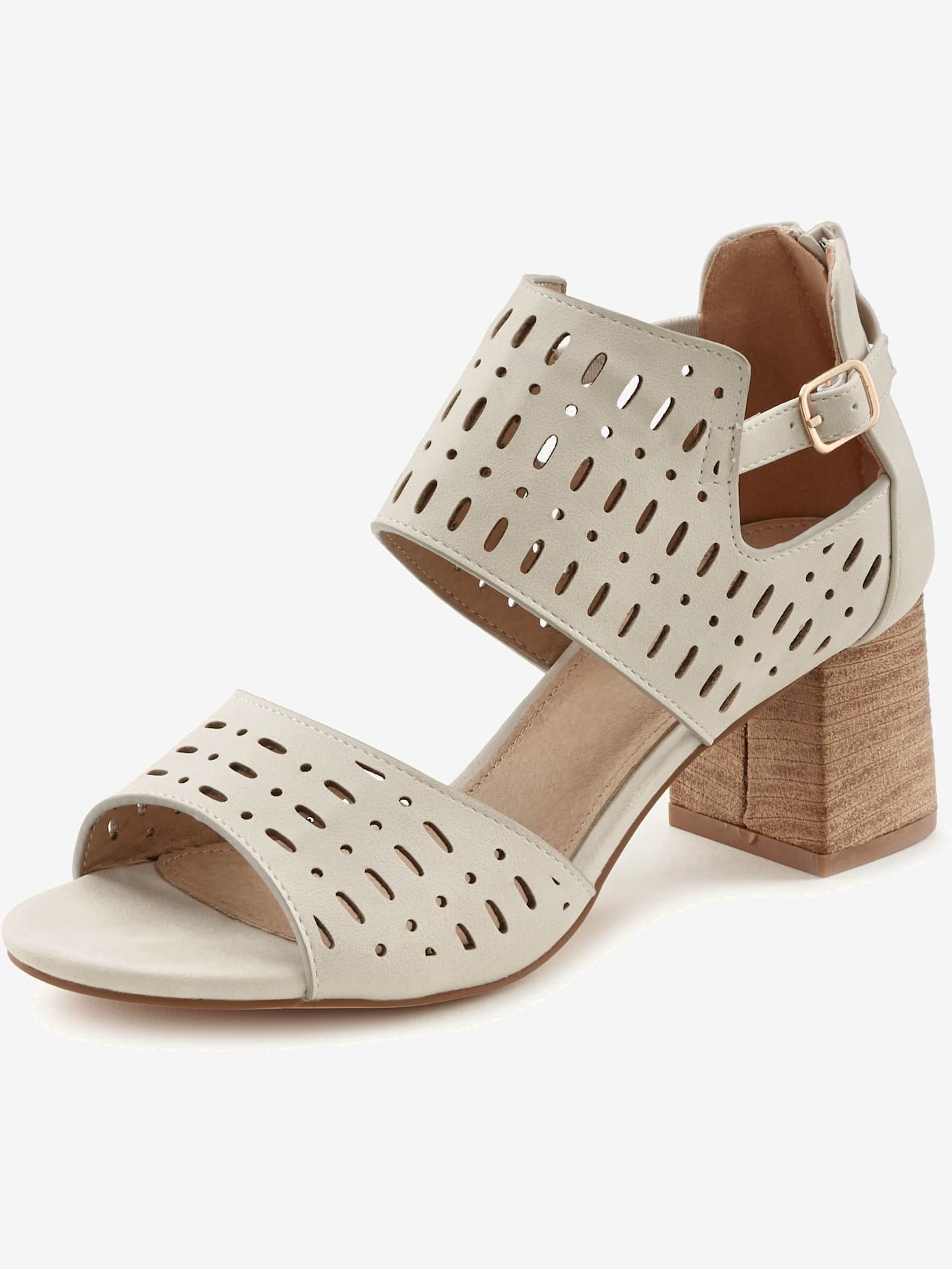 Sandales à brides petites découpes tendance