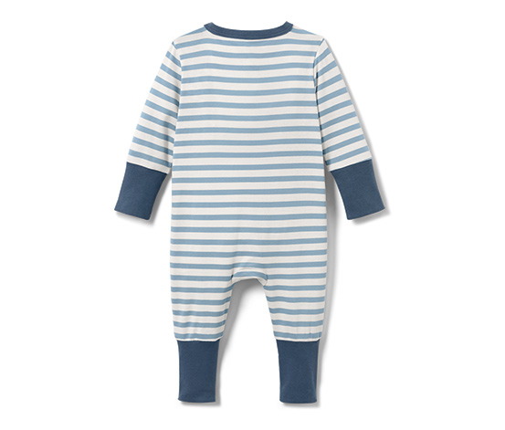 Baby-Pyjama, gestreift