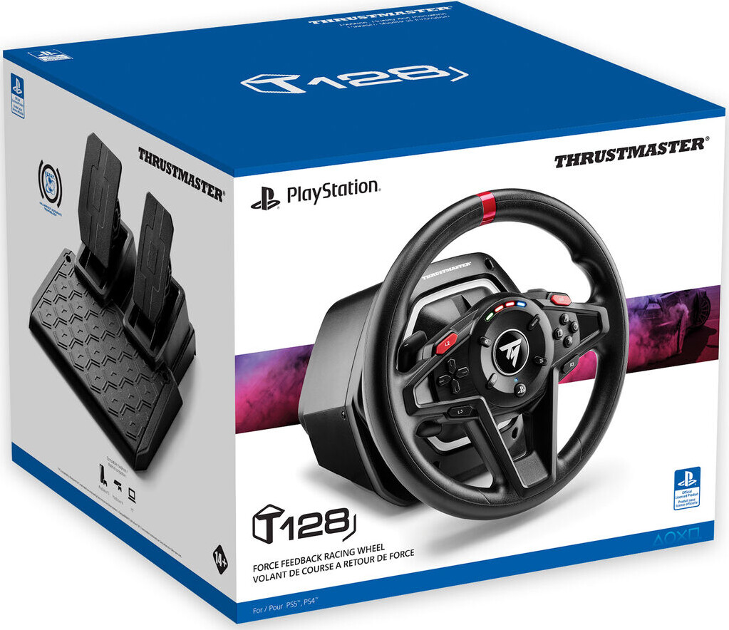 Rat Og Pedaler Til PS4 Og PS5 - Force Feedback - Thrustmaster