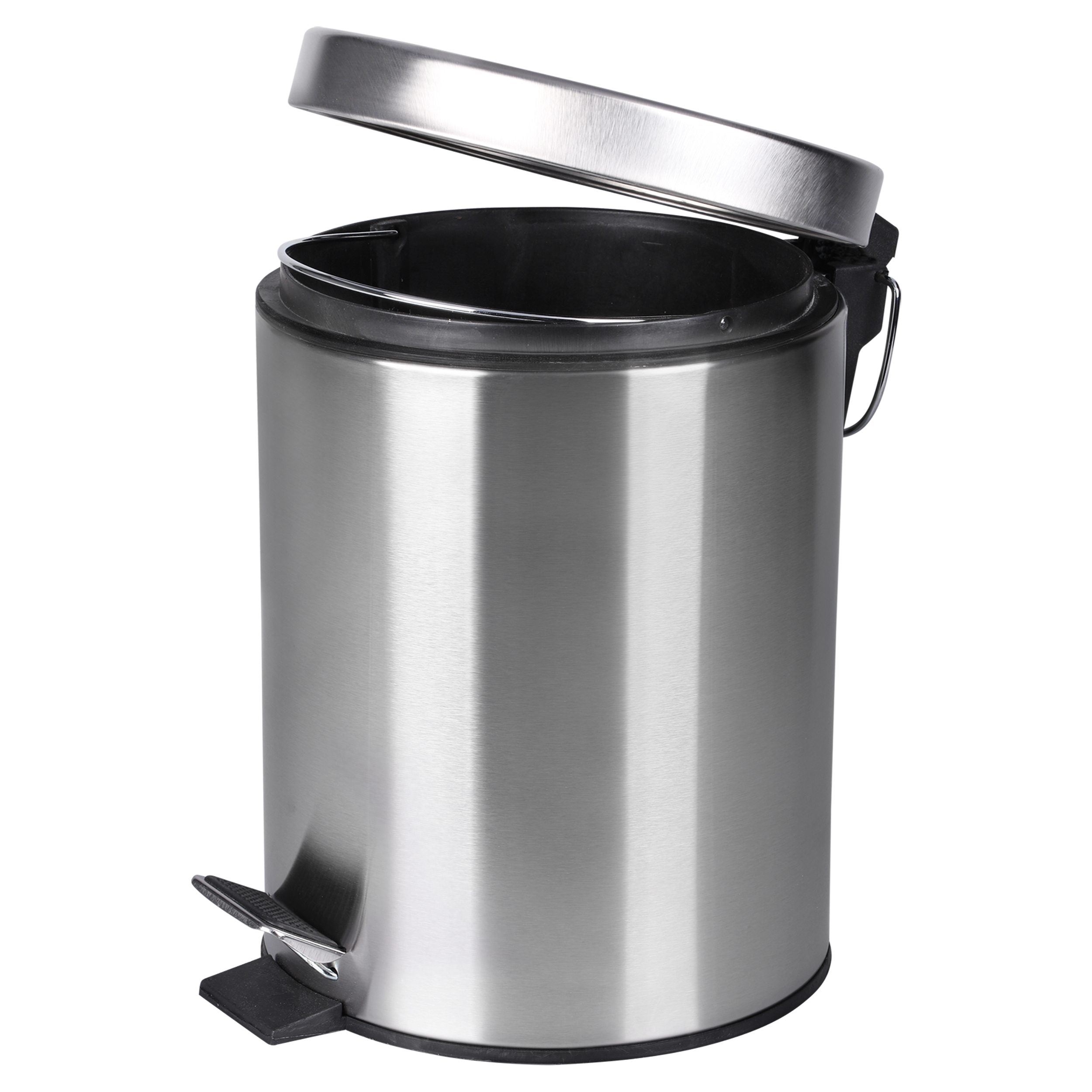 Differnz pedaalemmer 5 liter mat chroom