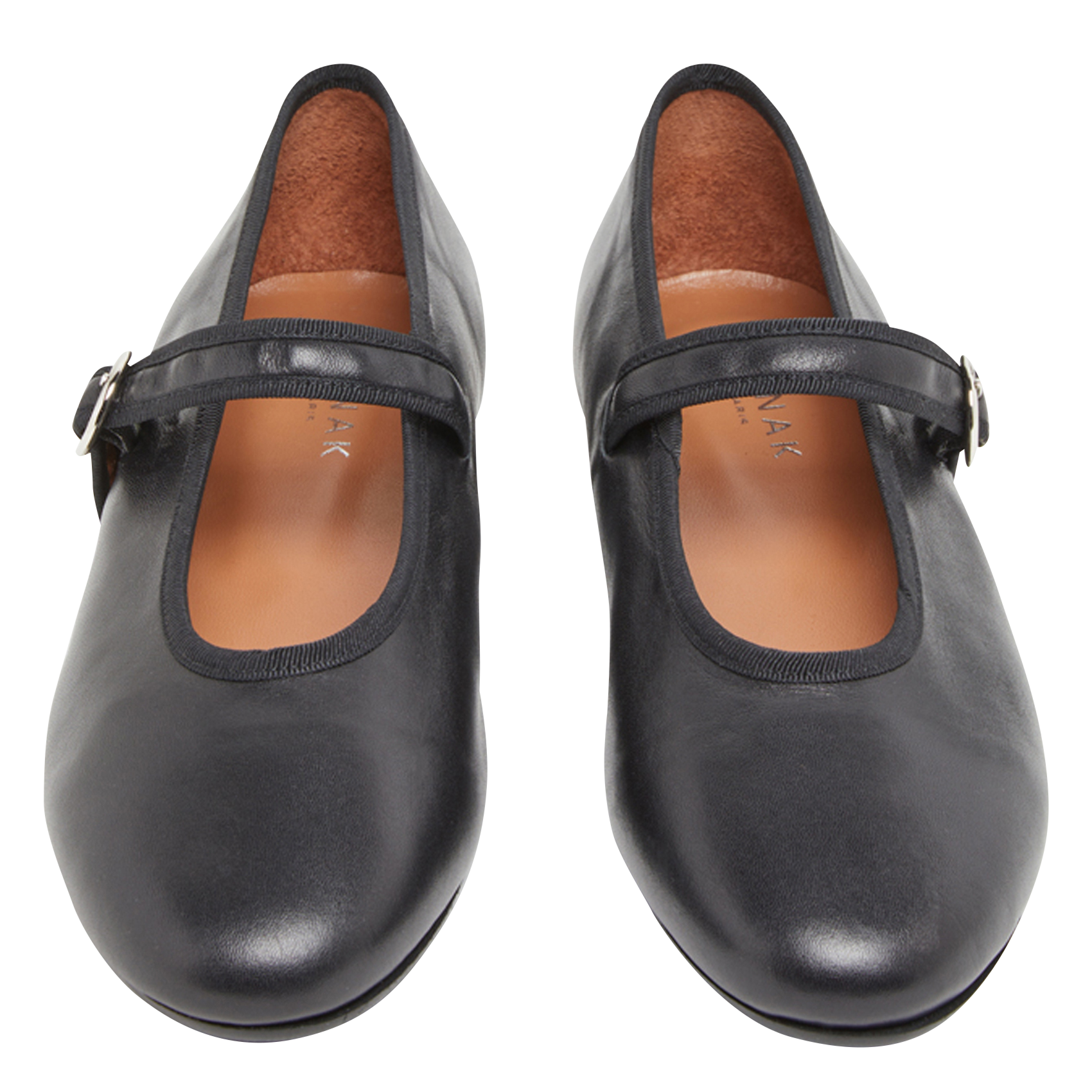 DEESSE - Ballerine en cuir| Noir