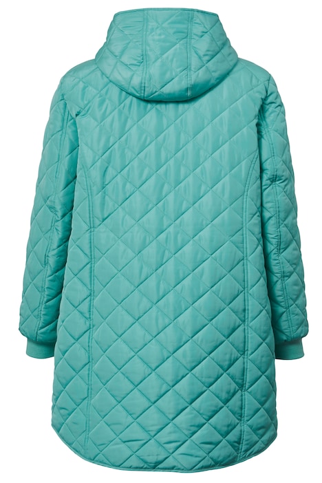 Steppjacke, Kapuze, Druckknöpfe, Langarm