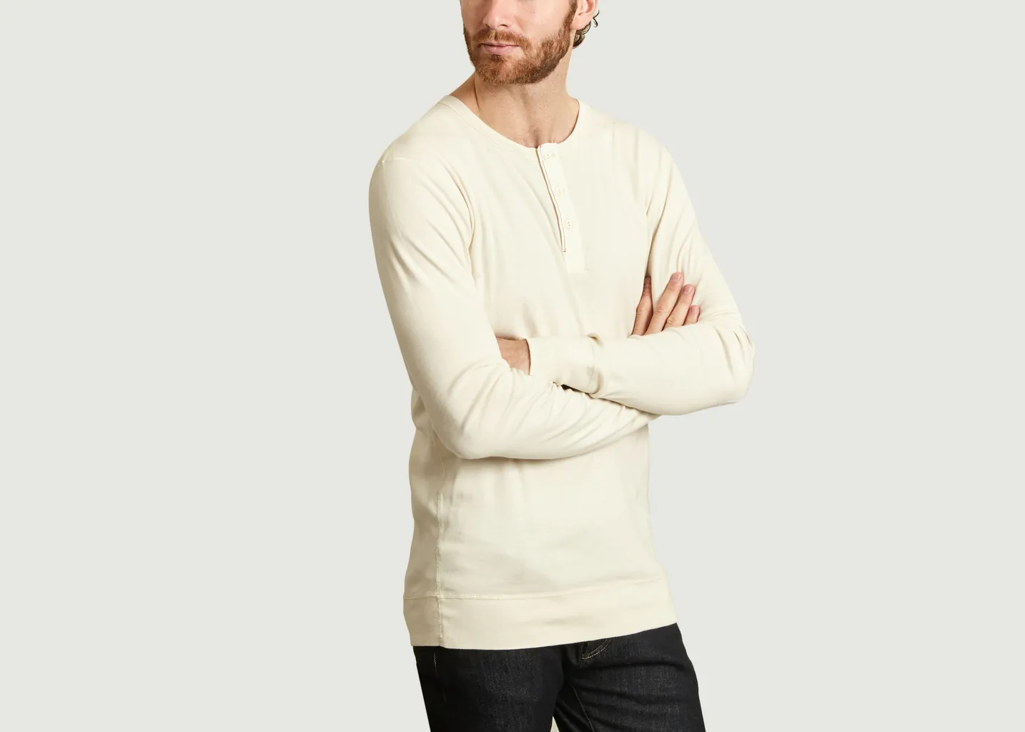 T-Shirt Manches Longues Henley Harri Hemen