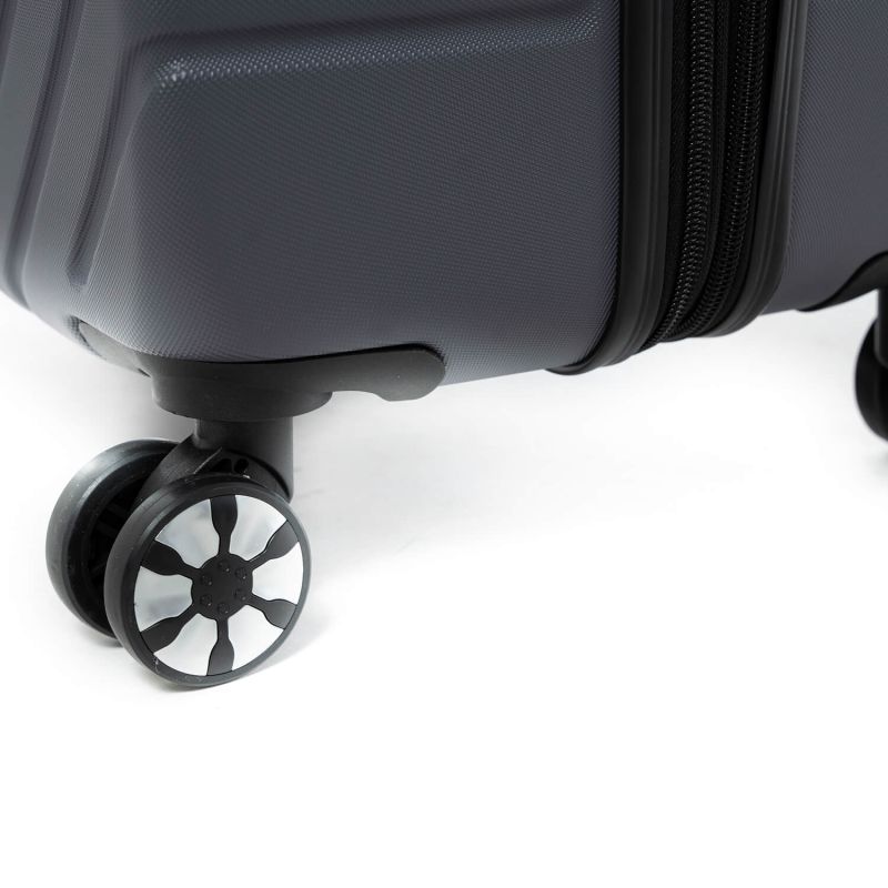 Valise cabine rigide 2123 Extensible 56 cm Gris foncé