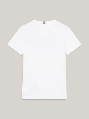 Camiseta Hilfiger com logotipo bordado Monotype