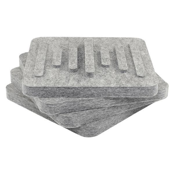 EQ Acoustics R5 3D Panels Wave Light Smoke