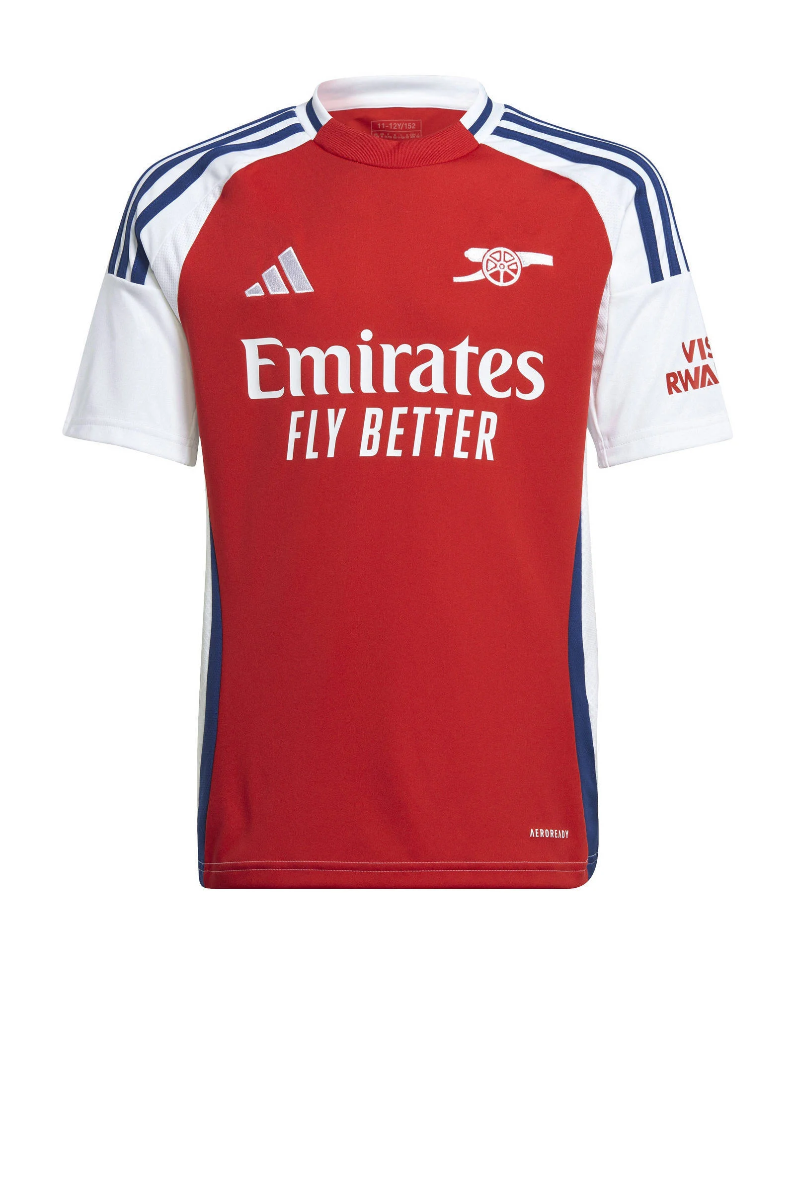 adidas Junior Arsenal FC voetbalshirt uit rood/wit