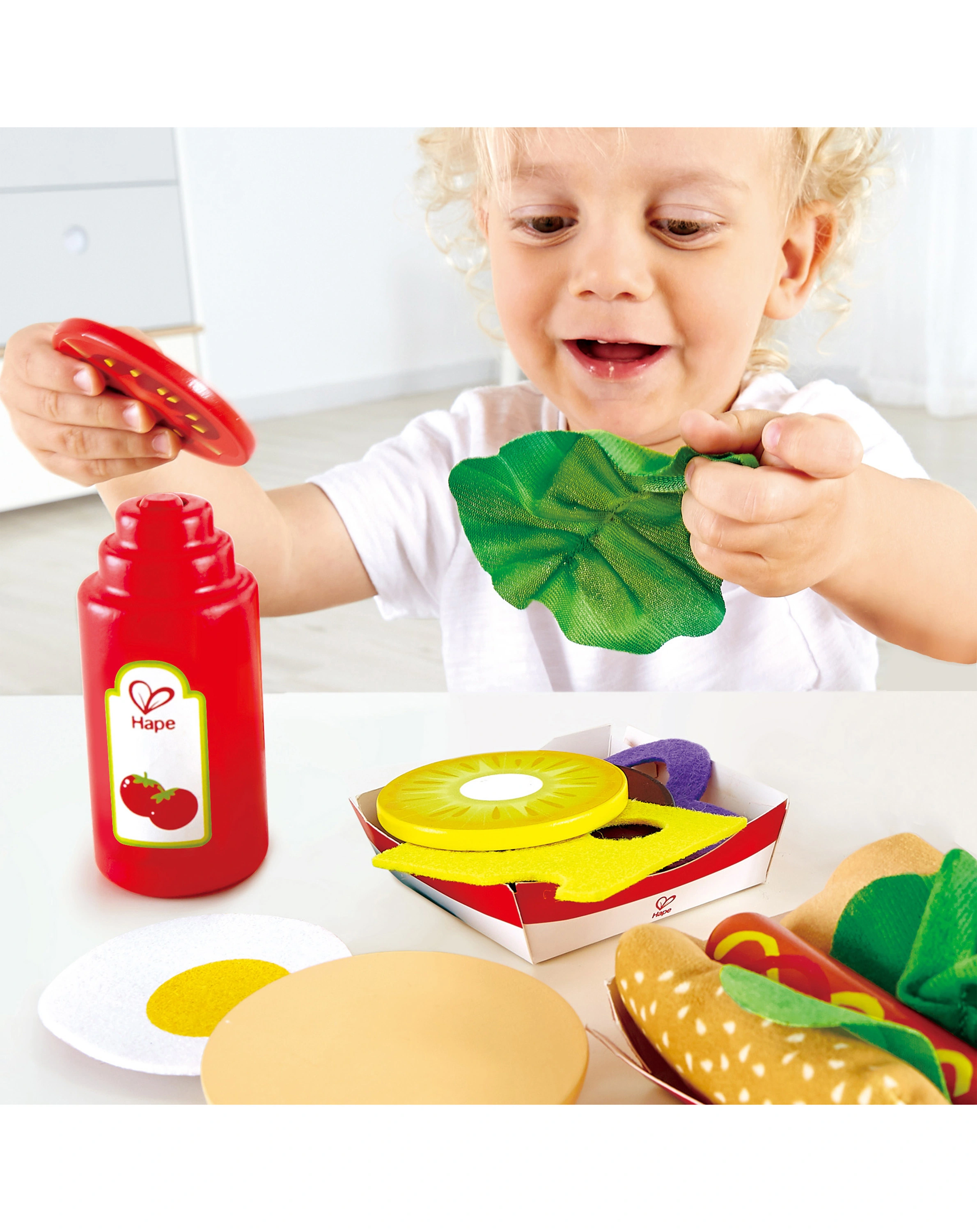 Spiel-Lebensmittel FASTFOOD-SET 7-teilig