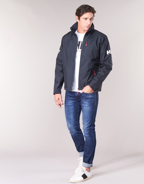Helly Hansen - CREW HOODED MIDLAYER JACKET - Marine