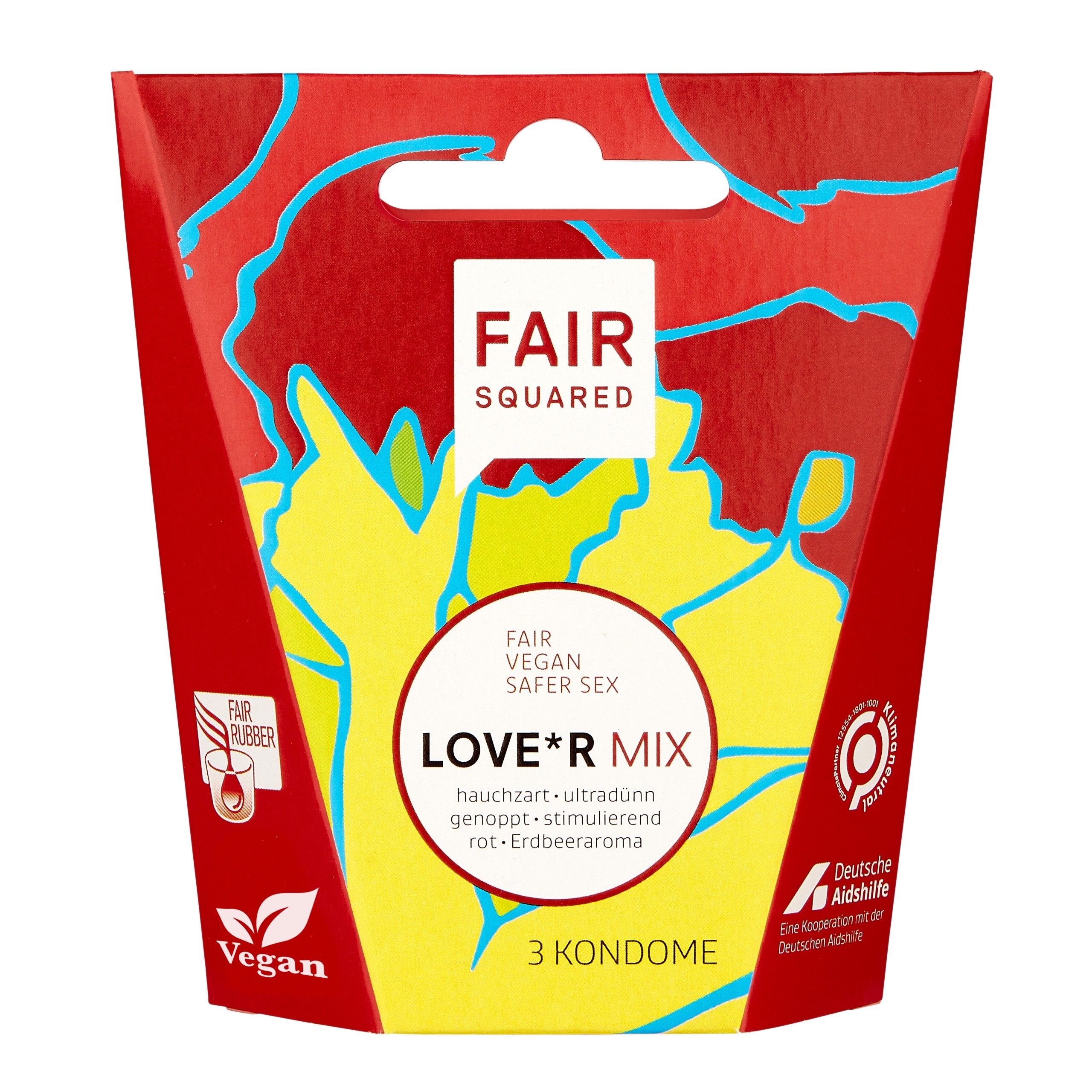FAIR SQUARED Kondome LOVE*R MIX