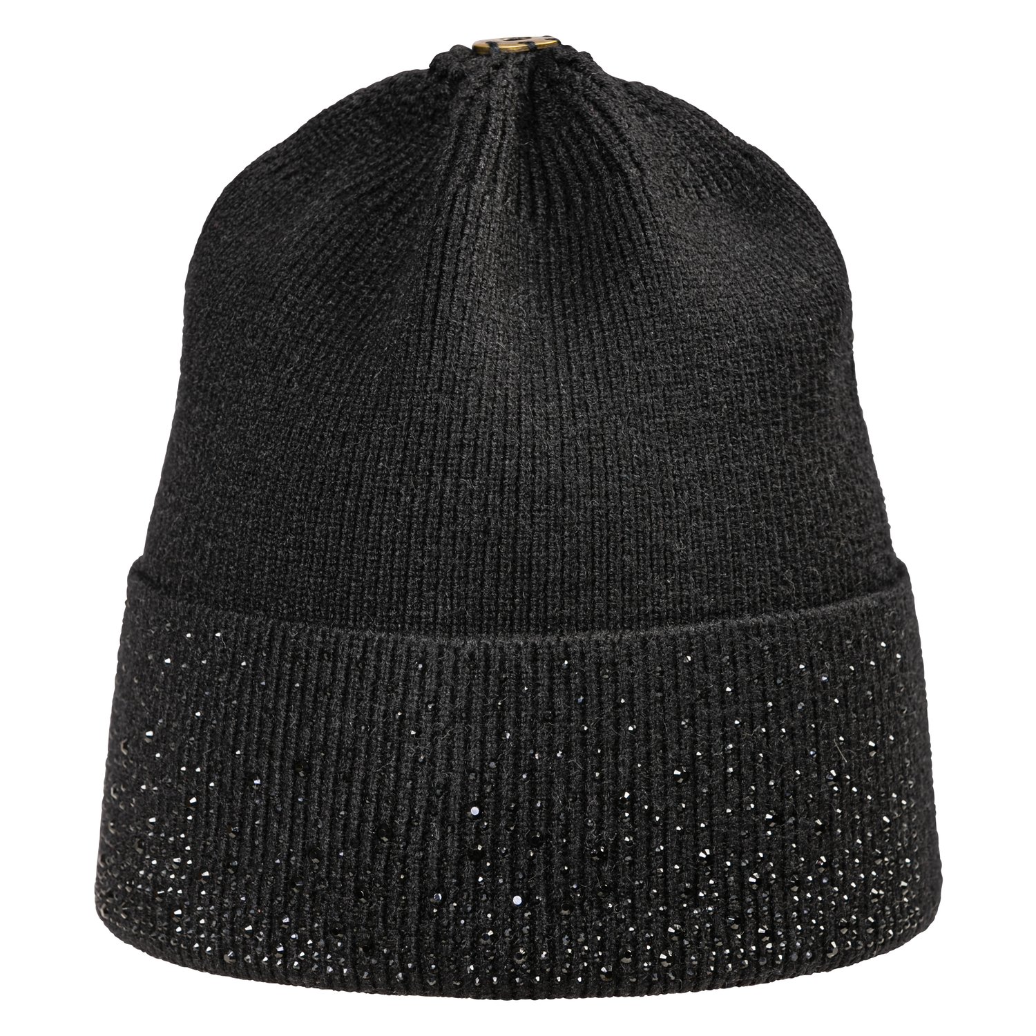 Cheval de Luxe Strickmütze mit abnehmbarem Bommel - black - Einheitsgröße
