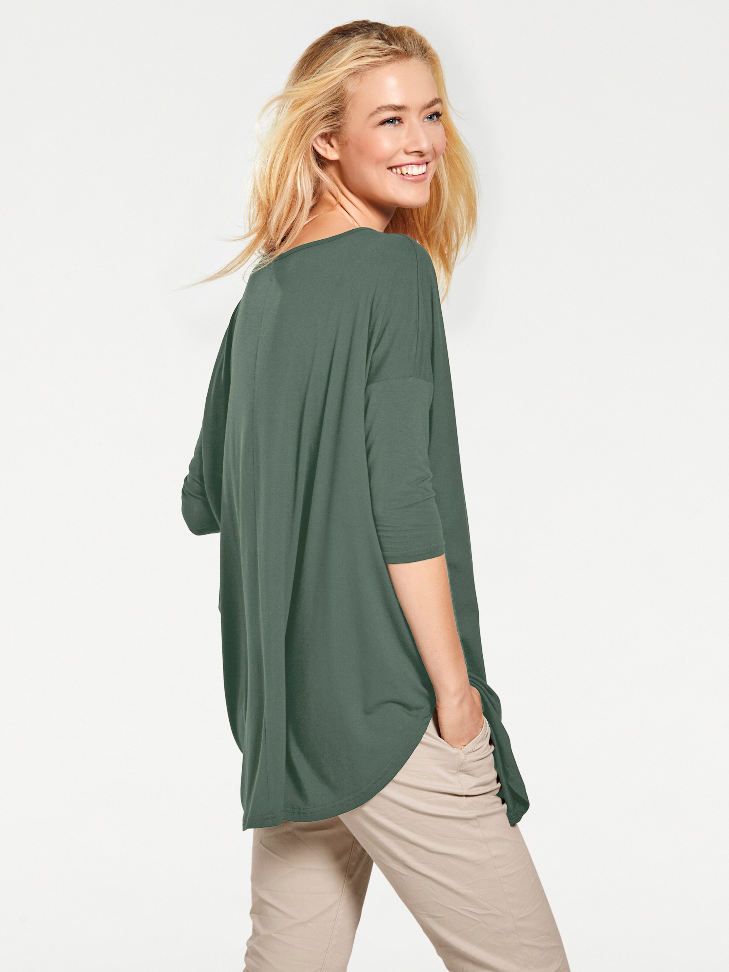 heine Oversized Shirt in schilfgrün