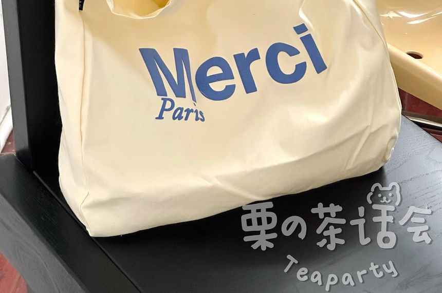 Chestnut Party - Canvas tas met letters / tasbedel / set