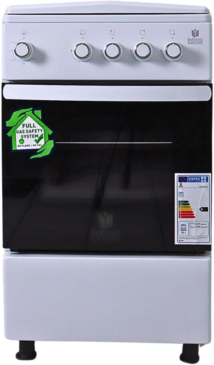 Gasline Gas Standherd 50cm Gasbackofen SHGG5050THT MIT Thermostat