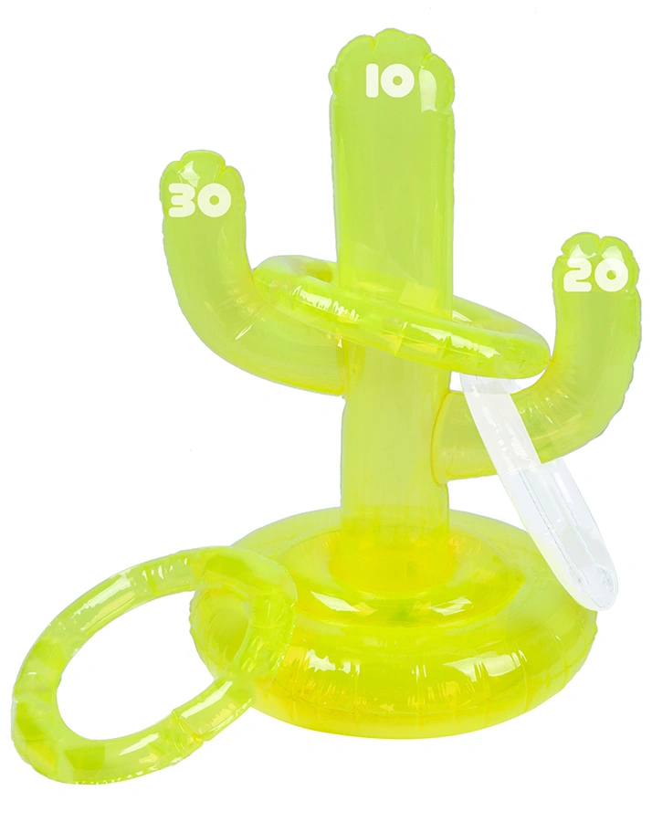 Wasserspielzeug RING TOSS CACTUS - NEON LIME