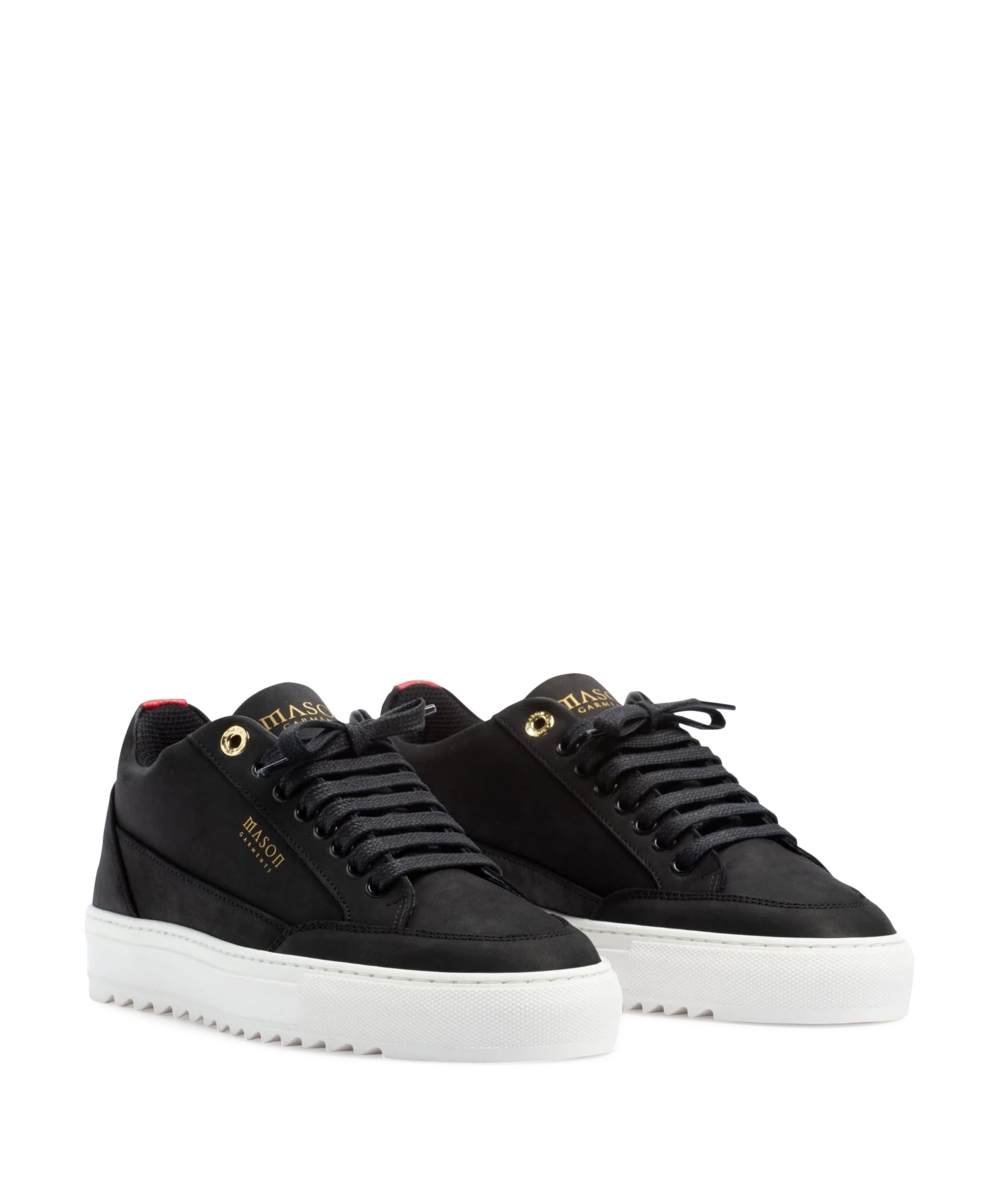 Mason Garments Tia Nabuk ESS heren sneakers zwart