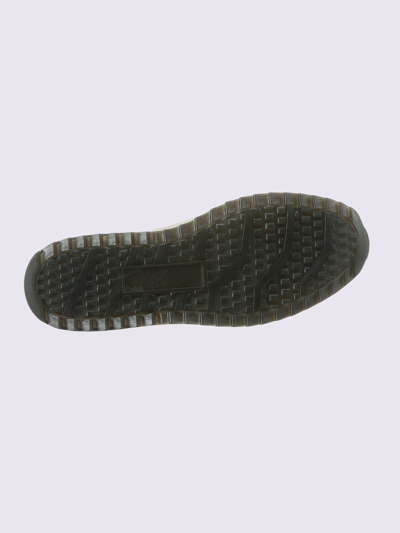 Baskets cuir velours de vache.