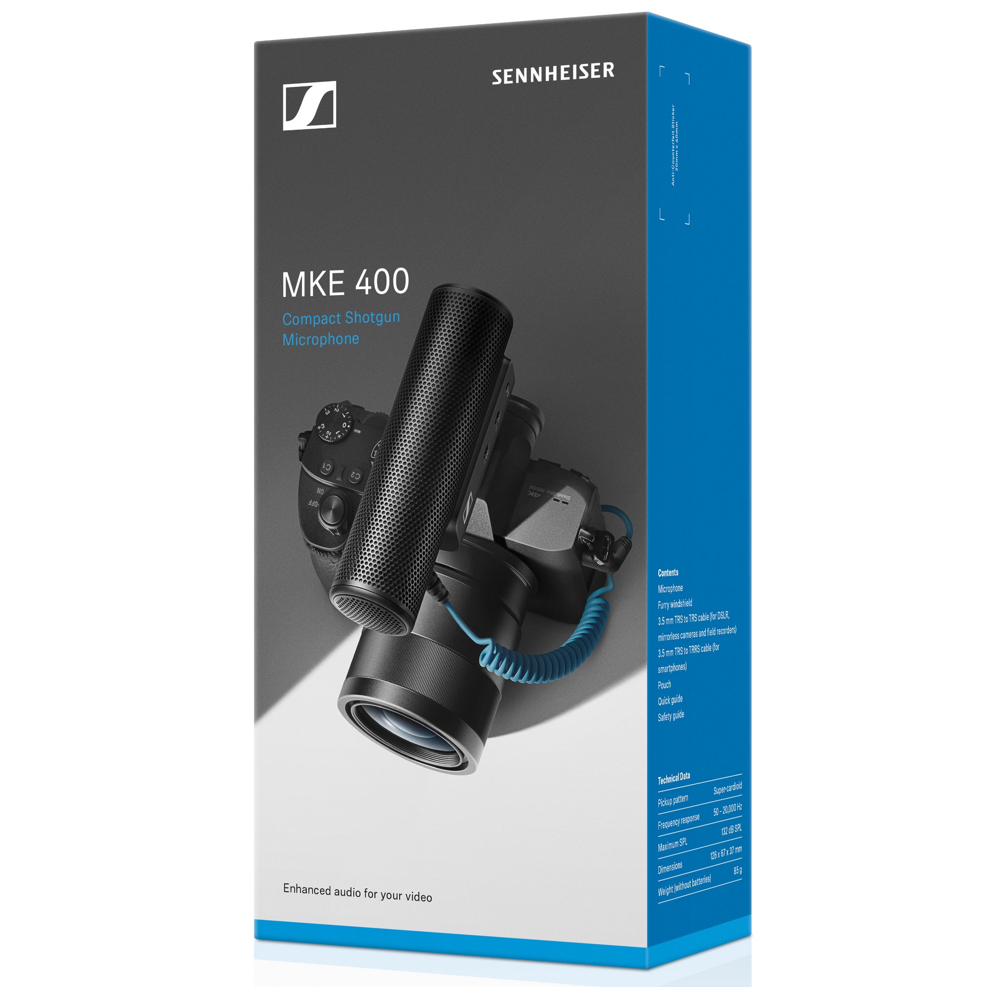 Sennheiser MKE 400 mkII cameramicrofoon