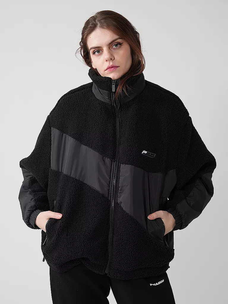PEGADOR Fleecejacke RISA schwarz