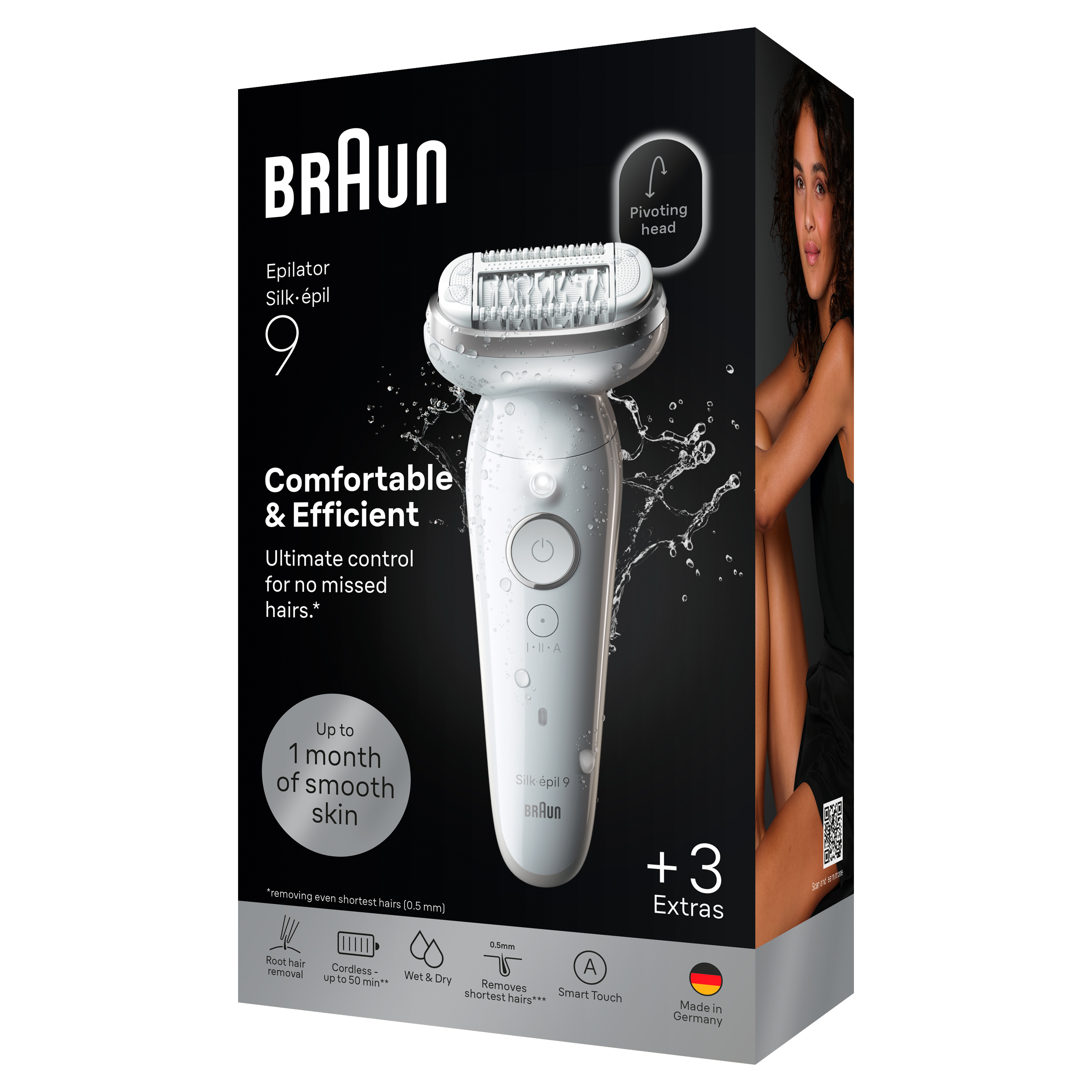 Braun Silk·épil 9 9-030 epilator Wet & Dry