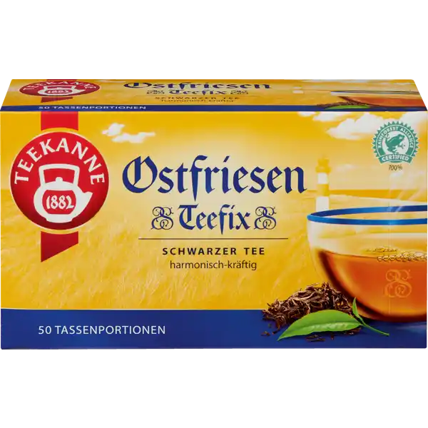Ostfriesen Teefix Tassenportion 50er Schwarzer Tee