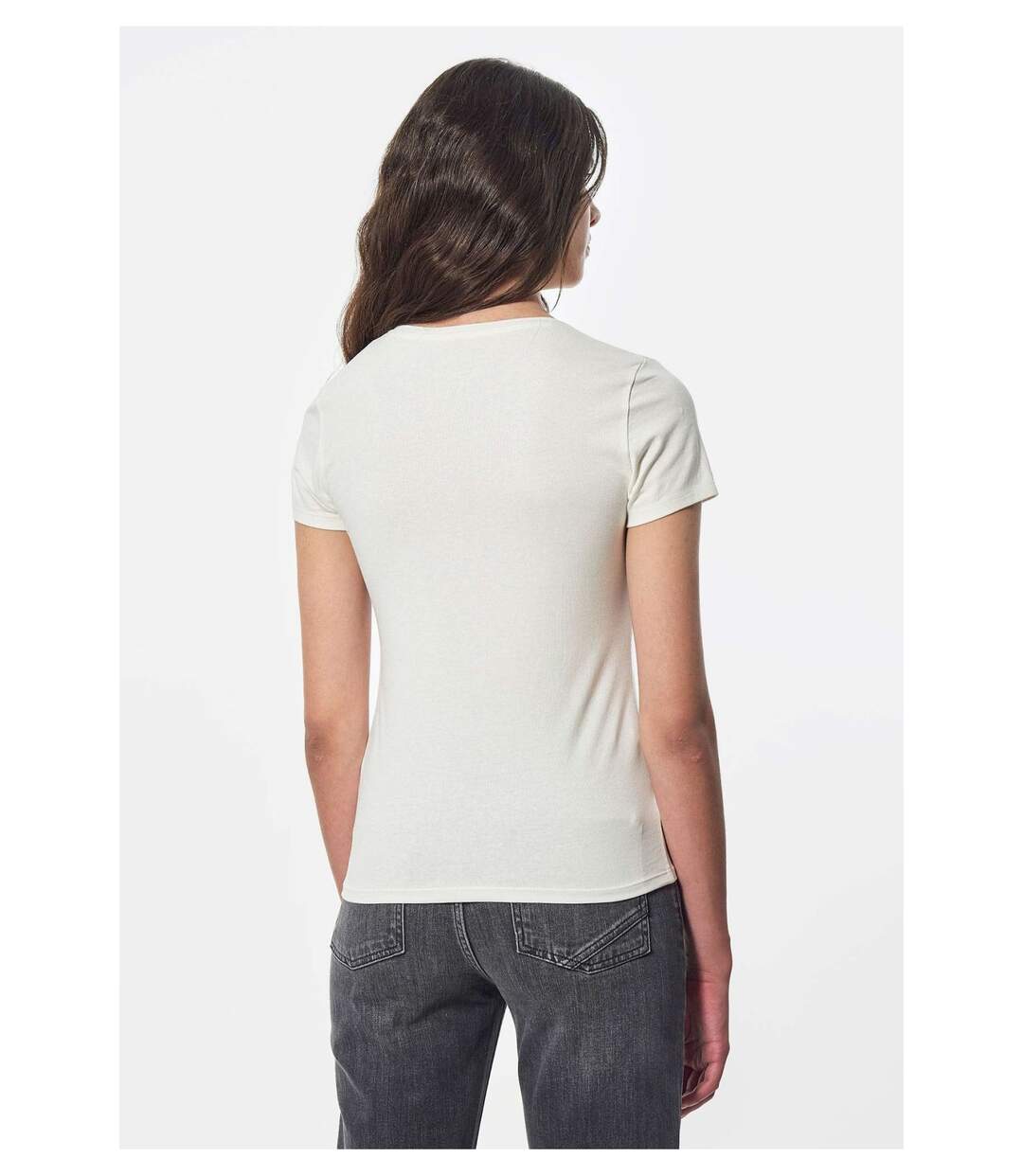 Tee shirt stretch en coton  -  Kaporal - Femme