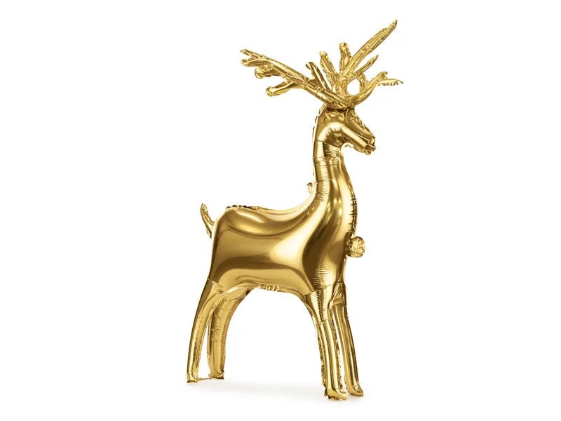 Rendier Ballon Goud 83cm