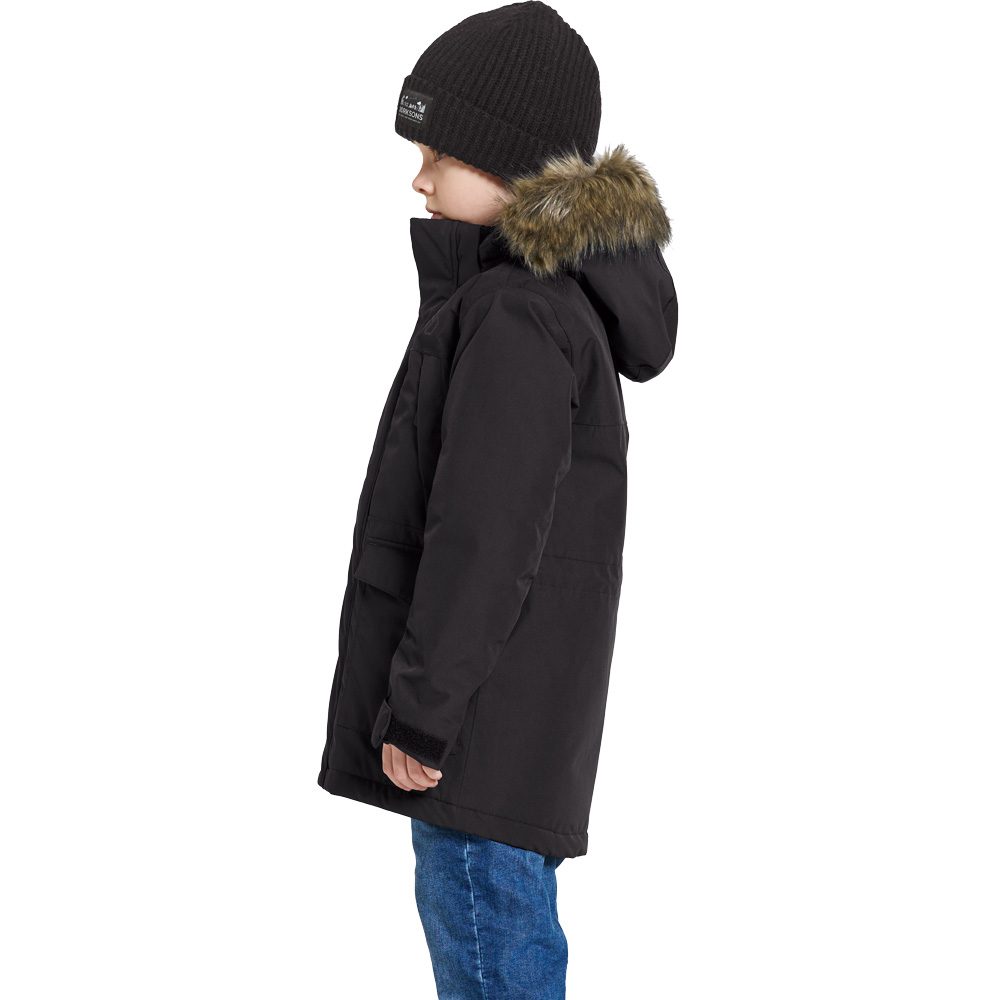 Didriksons Oxid Parka Kinder schwarz