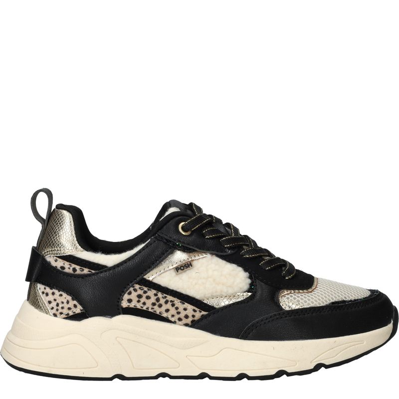 POSH by Poelman Sneakers Zwart Dames