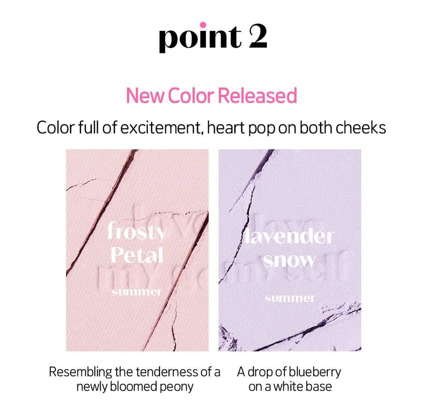 ETUDE - Heart Pop Blusher Not Bad Collectie - 3 kleuren