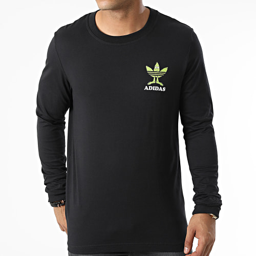 Tee Shirt Manches Longues Fun HM2490 Noir