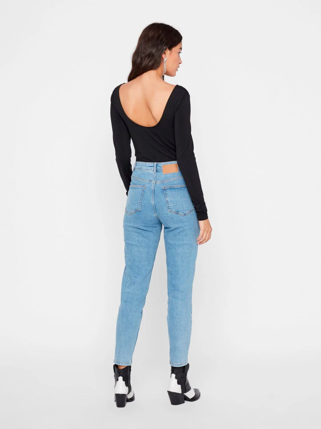 Pieces PcKesia Mom HW Ank. Jeans NOOS b