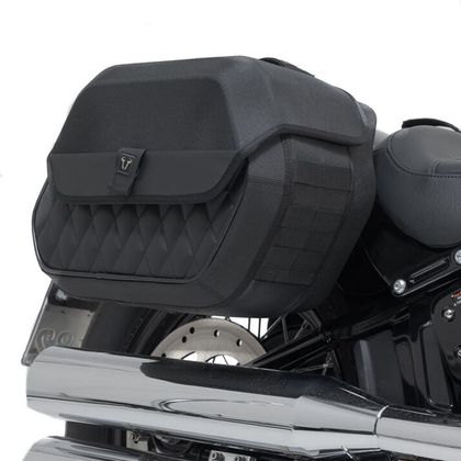 Sacoches cavalières SW-MOTECH LH1/LH1 Legend Gear set (2 X 19.5 litres) avec supports - Noir